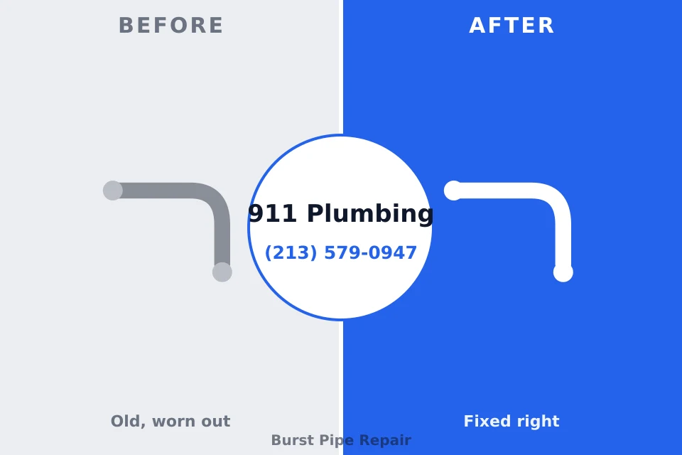 Before and after: plumbing company Manistique, MI